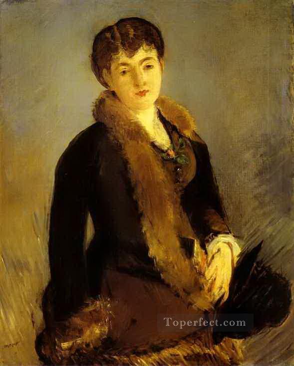 Portrait of Mademoiselle Isabelle Lemonnier Eduard Manet Oil Paintings
